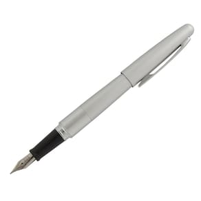 Caneta tinteiro pilot metropolitan mr series prateada