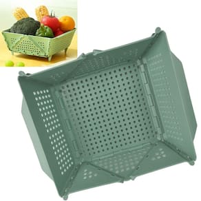 Cesta Secar Frutas Verduras Alimentos Lava Drena Comida Alimentos VFruteira Decorativa Cozinha Mesa Estante Casa