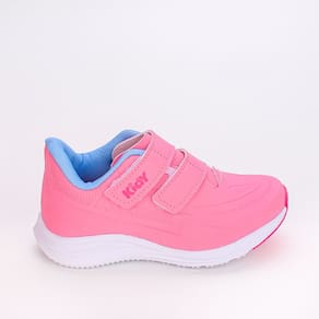 Tênis Infantil Kidy Super Conforto Rosa Claro e Jeans