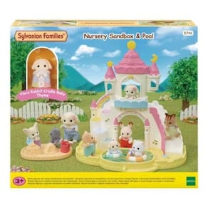 Boneco Sylvanian Families - Piscina e Caixa de Areia - Jardim da Infancia EPOCH MAGIA