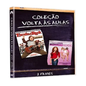 Dvd escola de rock + meninas malvadas - - 2 discos