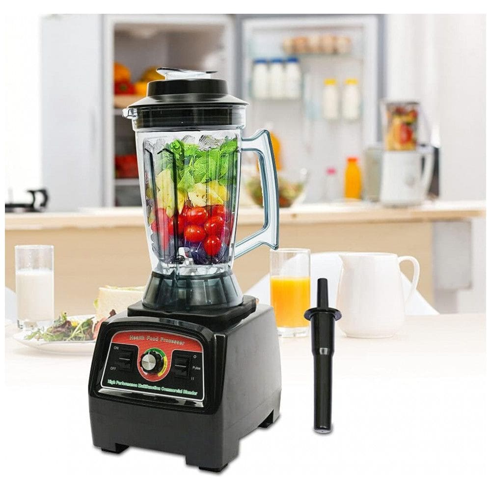 Liquidificador Profissional 3,7 Litros com Alta Velocidade, 110V 2800W, HYYKJ US, Preto