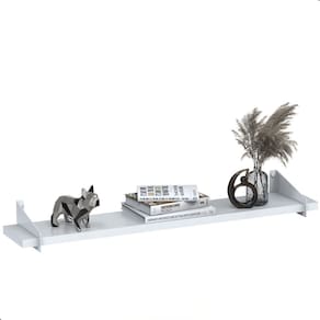 Prateleira De Madeira Estilo Industrial Suspensa Max50.Bb