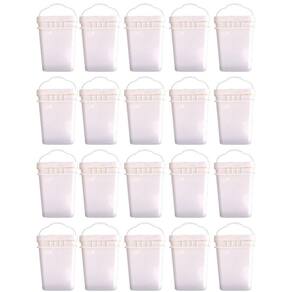 Balde retangular para fazer slime 20l - 20 pçs
