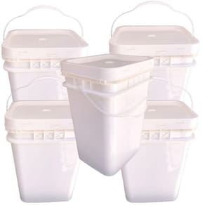 Balde p comprar em pr 20 litros retang 5 pçs