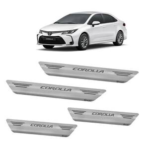 Soleira aço inox escovado porta mult corolla 2020