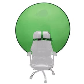 Rebatedor chroma key background verde 140cm fixador cadeira