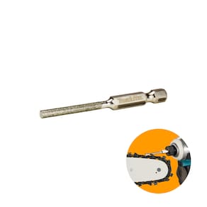 Lima de 4.0mm Com Encaixe de 1/4` Pol Para Afiar Motosserra D-73748 Makita