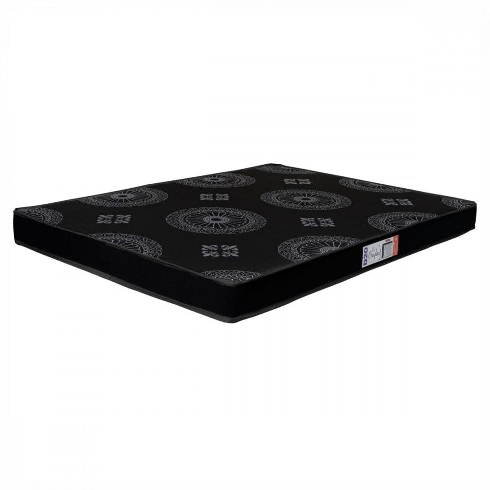 Colchão Viúva Espuma D20 Pro Confort 128x188x12cm Preto Hellen