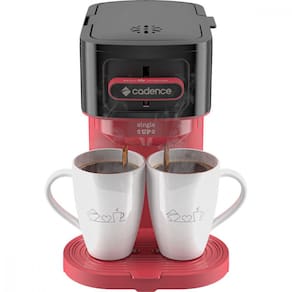 Cafeteira Single Up 300ml 220v Preto com Vermelho Cadence