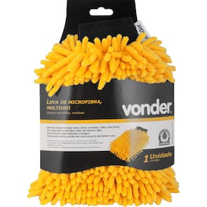 Luva de Microfibra Multiuso Para Limpeza Automotiva - Vonder