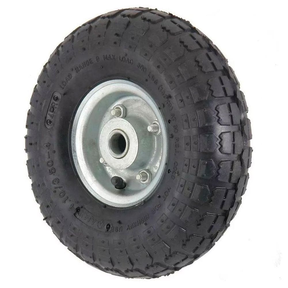 Roda pneumática carrinho de carga armazém 3.50x4 rol.