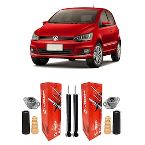 Par amortecedor traseiro coxim batente vw fox 2016 2017 2018