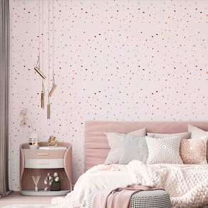 Papel De Parede Adesivo Granilite Rosa Claro