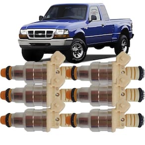 6 jogo bico injetor ford ranger explorer 4.0 v6 0280150972