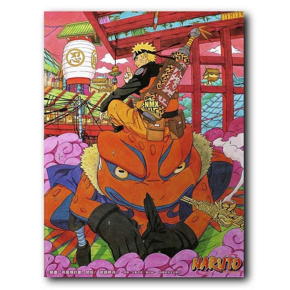 Placa mdf 30 cm naruto