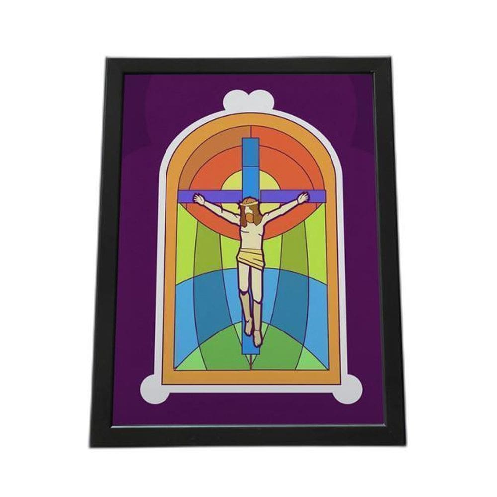 Quadro Com Moldura Religião Cristã 021 Religiao-021-M1