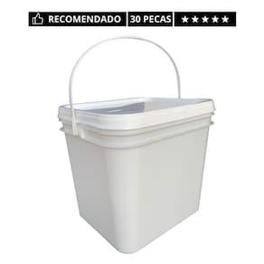 Balde 3l retang p cimento-30 un