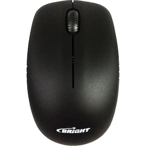 Mouse óptico sem fio malasia preto - bright