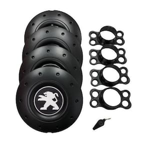 Calotas miollo peugeot 207 aro 14 2008/13 amarok preto