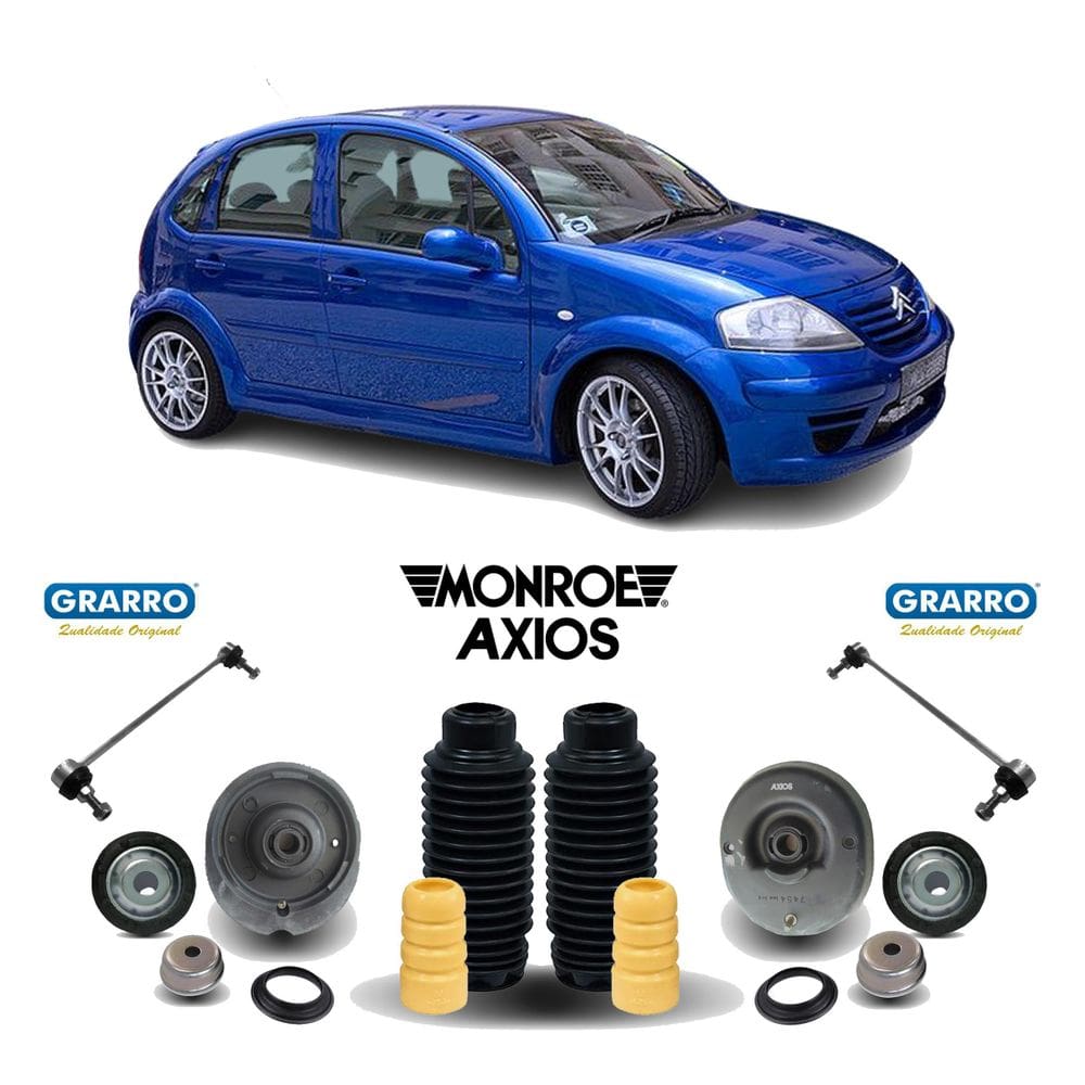 Kit suspensão dianteira bieleta citron c3 2007 08 09 10 11