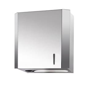 Toalheiro inox ideal clinica consultorio hospital polido