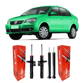 Jogo amortecedor dianteiro traseiro polo sedan 2008 2009 10
