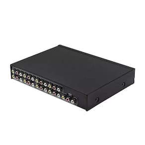 Divisor av de 8 vias para áudio e vídeo para circuito tv
