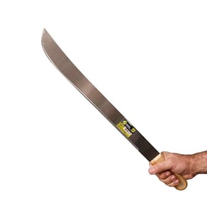 Facão para mato 20 cabo de madeira fultang inox 64cm podão