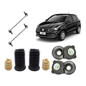 Kit coxim batente bieleta dianteira argo 2017 2018 2019 2020