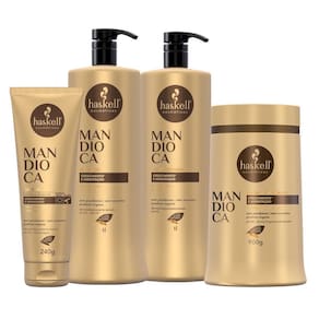 Kit haskell mandioca crescimento 1l sh cond masc leave