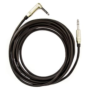 Cabo p10 macho para p10, l, 90º graus estéreo amphenol 3m