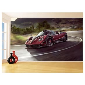 Papel De Parede Carro Pagani Zonda Huayra Rua 3,5M Car334