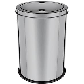 Lixeira Inox 12 Litros Basculante Banheiro Cozinha