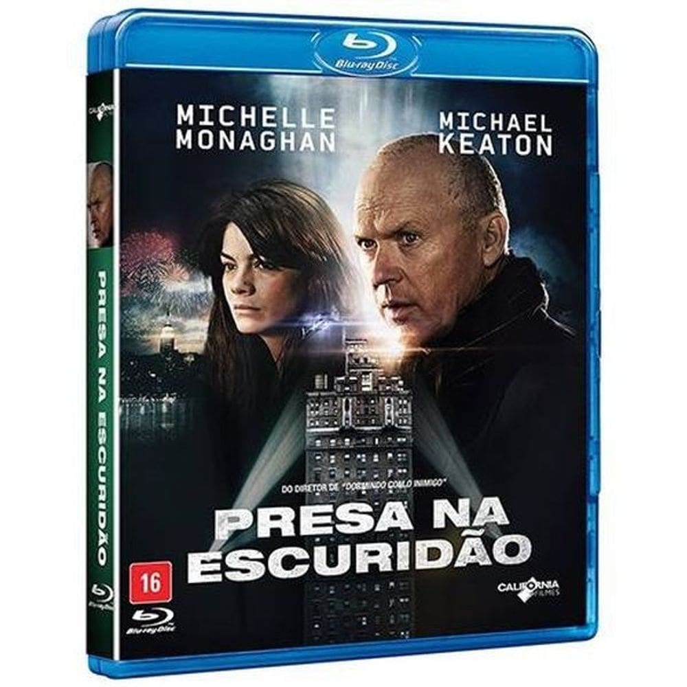 Blu ray  presa na escuridão  michael keaton
