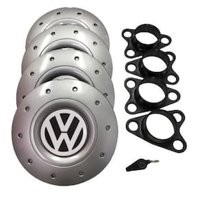 Calotas miollo para vw fox aro 14 2004/2019 amarok prata