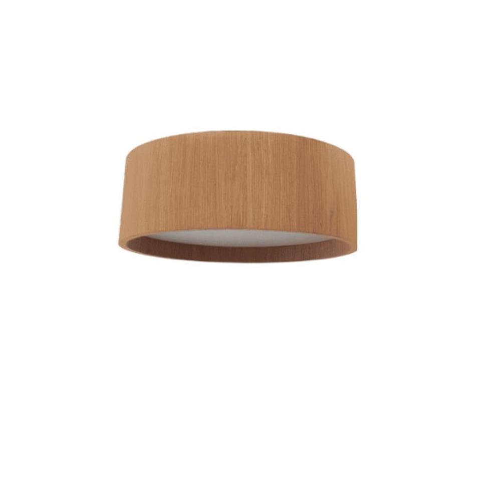 Plafon Wood Redondo 50Cm - 5 Luzes E27 - Freijó