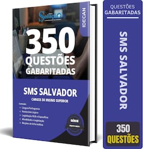 Caderno Questões Sms Salvador 2024 - Cargos Ensino Superior