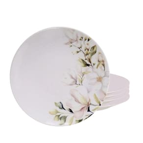 Jogo De Pratos Sobremesa 21Cm Kit 4 Pcs Magnolia Tramontina
