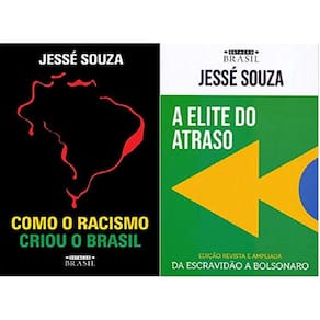 Kit 2 livro jesse de souza como  criou brasil + elite