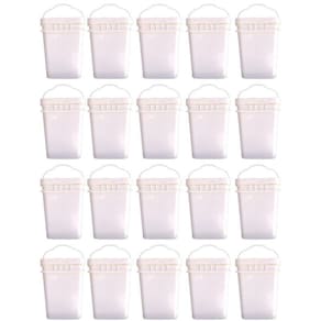 Balde retangular 20lts de tinta 20 pcs