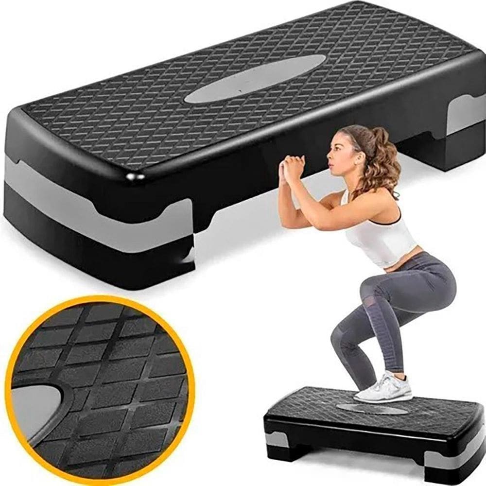 Step Antiderrapante Ajustável 3 Alturas Academia Exercícios