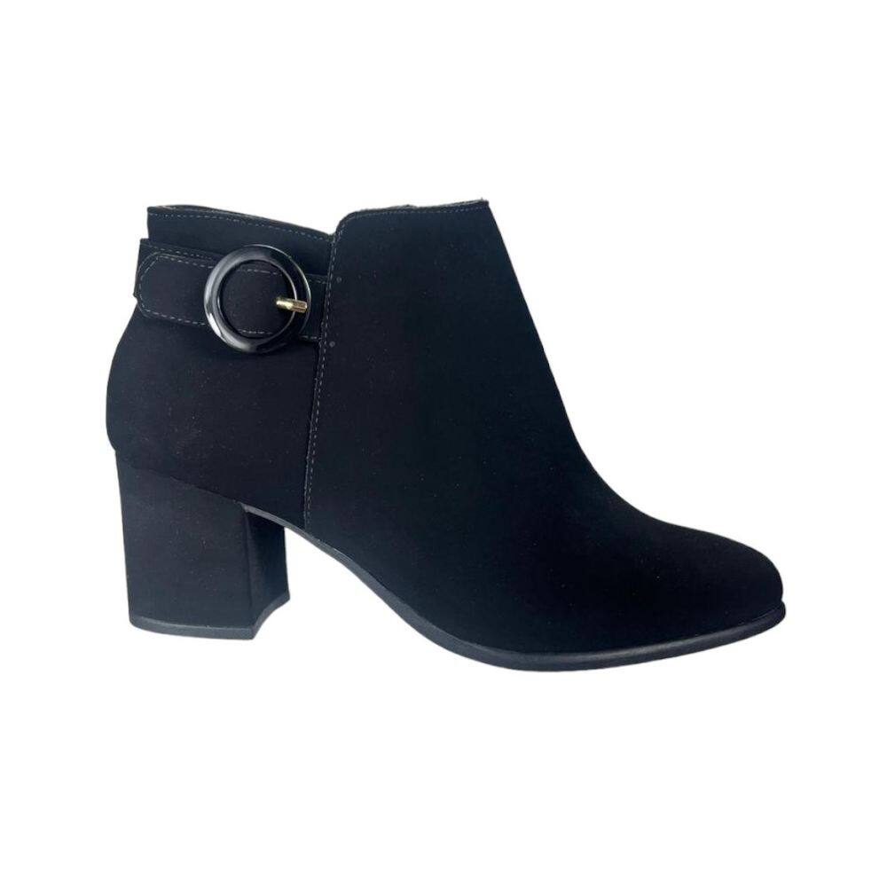 Bota Feminina Villa Rosa Cano Baixo Preto 250825072