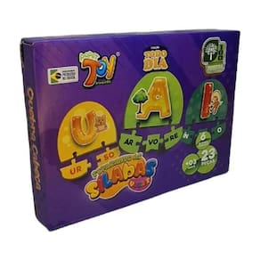 Brinquedo Quebra Cabeças 6 Em 1 Separando Sílabas E Vogais