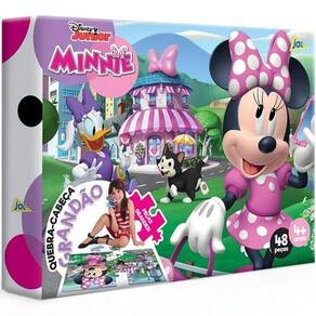 Minnie Mouse Quebracabeca 48 Pecas Grandao Toyster