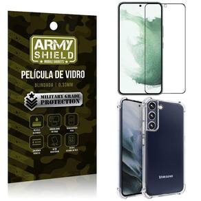Capinha samsung s22 plus + película de vidro 3d - armyshield