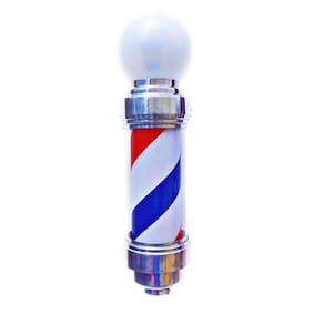 Barber pole giratório 60cm voltagem bivolt.