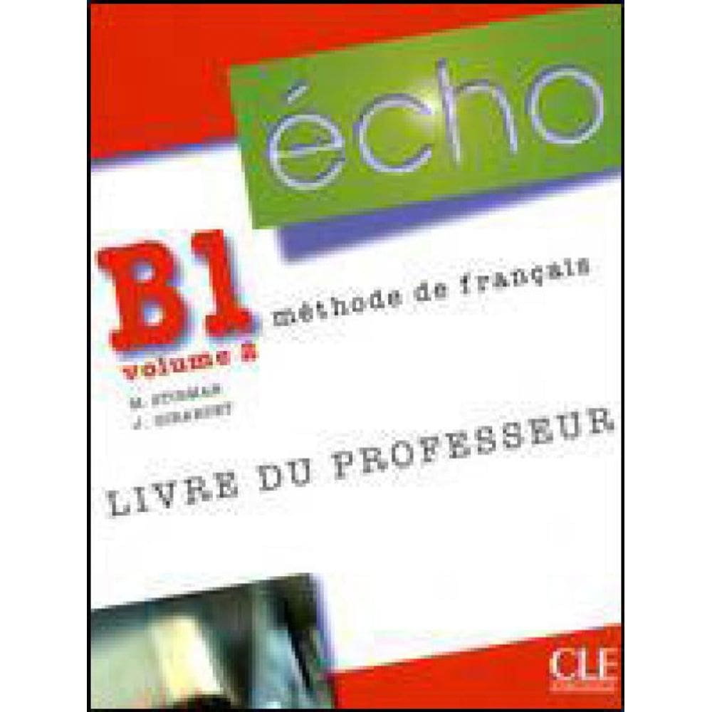 Echo B1.2 Guide Pedagogique
