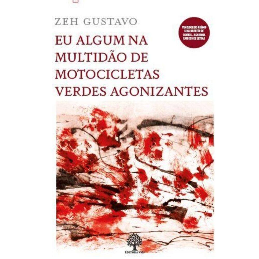 Eu algum na multidão de motocicletas verdes agonizantes