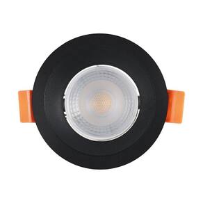 Kit 10 Spot De Led Recuado Embutir Redondo 6w Bivolt Preto Blumenau 6500k Luz Fria